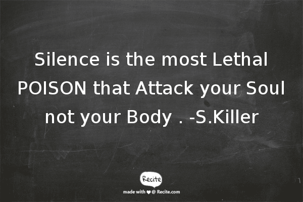 YOUR SILENCE IS DEAFENING, YOUR SCIENCE IS DEATHENING! - Fringe News